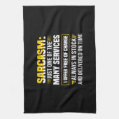 Linge De Cuisine Sarcasme Un Des Nombreux Services (Vertical)