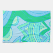 Linge De Cuisine Sarcelle Groovy (Horizontal)