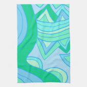 Linge De Cuisine Sarcelle Groovy (Vertical)