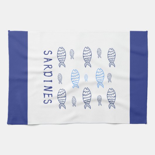 Linge De Cuisine Sardines (Horizontal)