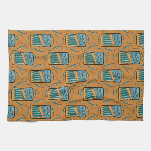 Linge De Cuisine Sardines dans la moutarde (Horizontal)