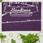 Linge De Cuisine Sardines dans une boîte (Plié)