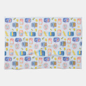 Linge De Cuisine Sardines et citrons (Horizontal)