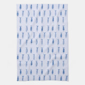 Linge De Cuisine Sardines Pattern (Vertical)