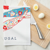 Linge De Cuisine Sardines portugaises (Quart Plié)