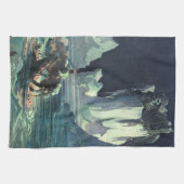 Linge De Cuisine Sargasso Sea Grim Reaper & Sinking du Titanic (Horizontal)