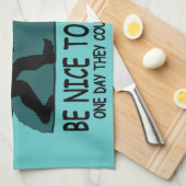 Linge De Cuisine Sasquatch drôle (Quart Plié)