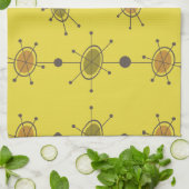 Linge De Cuisine Satellites de l'ère atomique Chartreuse (Plié)