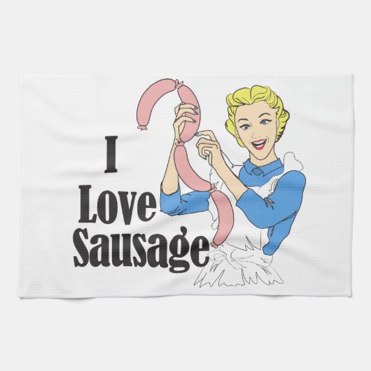 Linge De Cuisine Saucisse (Horizontal)