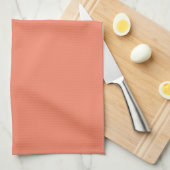 Linge De Cuisine Saumon Orange Créez votre propre Modèle vierge (Quart Plié)