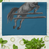 Linge De Cuisine Saut de cheval sauvage et libre (Plié)