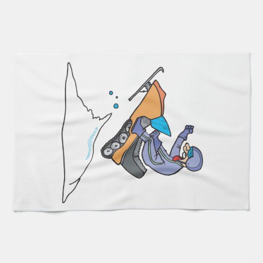 Linge De Cuisine Saut Snowmobiling (Horizontal)