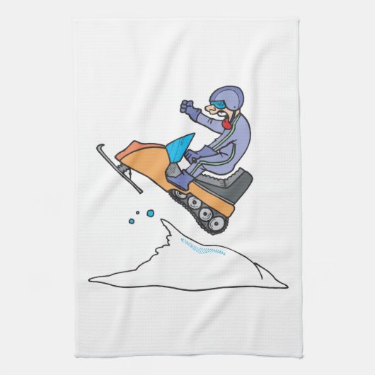 Linge De Cuisine Saut Snowmobiling (Vertical)