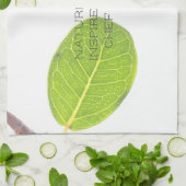 Linge De Cuisine Sauvage Feuille de Fig Minimalisme Nature Inspiré (Plié)