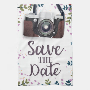 Linge De Cuisine Sauvegarder la Date Appareil Photo Vintage