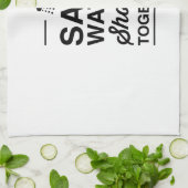 Linge De Cuisine Sauvez l'eau (Plié)