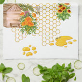 Linge De Cuisine Sauvez les abeilles (Plié)