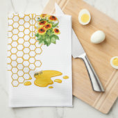 Linge De Cuisine Sauvez les abeilles (Quart Plié)