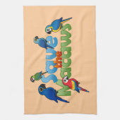 Linge De Cuisine Sauvez les aras (Vertical)