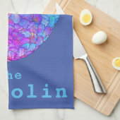 Linge De Cuisine Sauvez les pangolins en danger Animal Psychedelic  (Quart Plié)