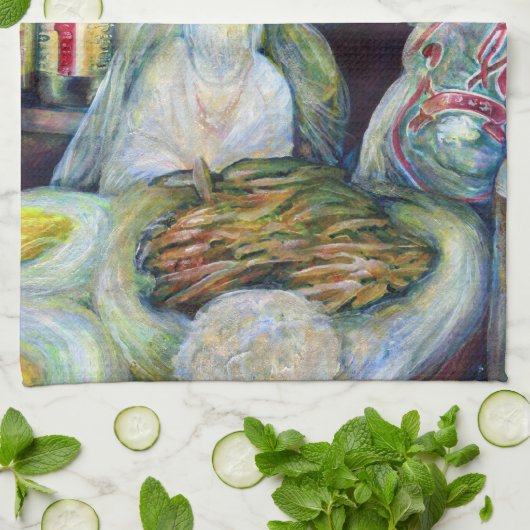 Linge De Cuisine Saveurs séchées à Singapour (Plié)