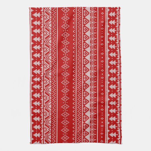 Linge De Cuisine Scandinavian red jumper (Vertical)