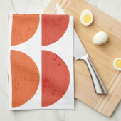 Linge De Cuisine Scandinavie Art MidCentury Coucher de soleil (Quart Plié)