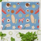 Linge De Cuisine Scandinavie/Suédoise Jul Conception de pâtisseries (Plié)