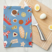 Linge De Cuisine Scandinavie/Suédoise Jul Conception de pâtisseries (Quart Plié)