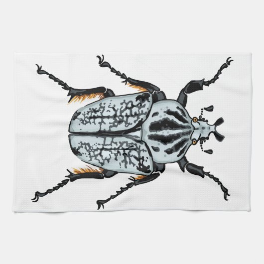 Linge De Cuisine Scarabée de Goliath (simple) (Horizontal)
