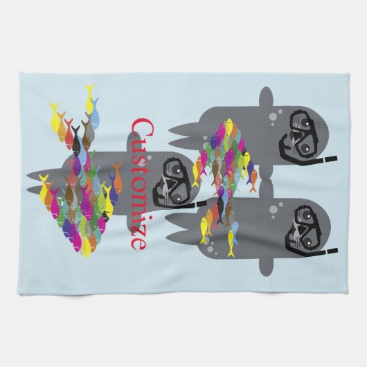 Linge De Cuisine Sceau gris Thunder_Cove  (Horizontal)