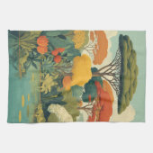 Linge De Cuisine Scène animée de la Jungle Safari (Horizontal)