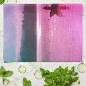 Linge De Cuisine Scène de pêcheur rouge (Plié)