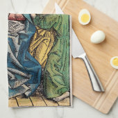 Linge De Cuisine scène de Pentecôte après le dimanche de Pâques (Quart Plié)
