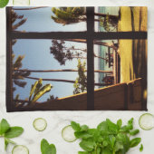 Linge De Cuisine Scène de plage tropicale Fiji Beach ktcna (Plié)