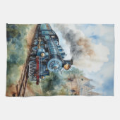 Linge De Cuisine Scenic Landscape a Victorian Train (Horizontal)