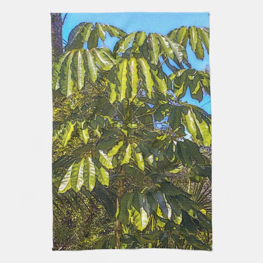 Linge De Cuisine Schefflera Umbrellas Kitchen Towel 2 (Vertical)