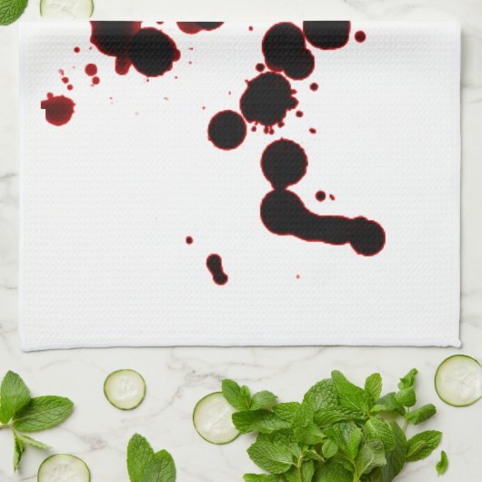 Linge De Cuisine Schéma sanguin Designer (Plié)