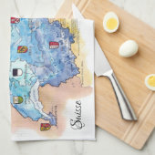 Linge De Cuisine " Schweiz : 2021/heute - 26 Kantone (Quart Plié)