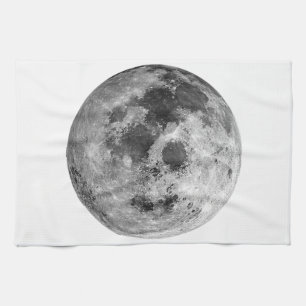 Linge De Cuisine Science de l'astronomie spatiale de la Pleine lune