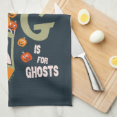 Linge De Cuisine Scooby-Doo | G est pour Ghosts (Quart Plié)