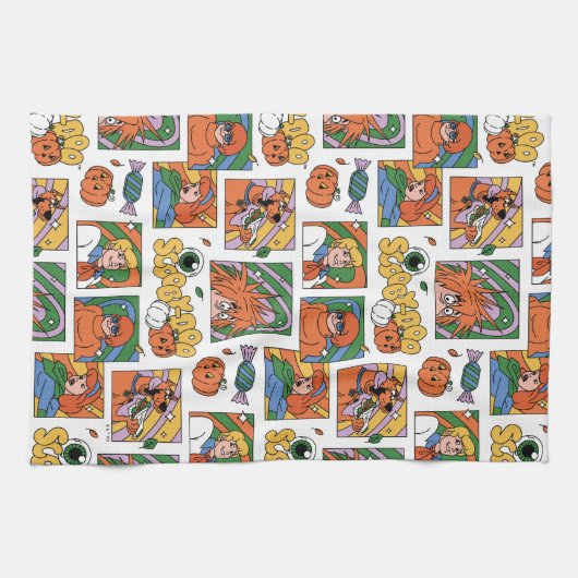 Linge De Cuisine Scooby-Doo Halloween Photos Pattern (Horizontal)