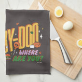 Linge De Cuisine Scooby-Doo Halloween Snack Logo (Quart Plié)