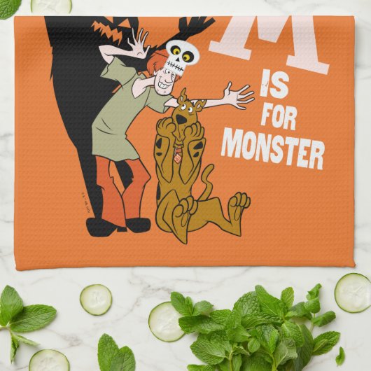 Linge De Cuisine Scooby-Doo | M est pour Monster (Plié)