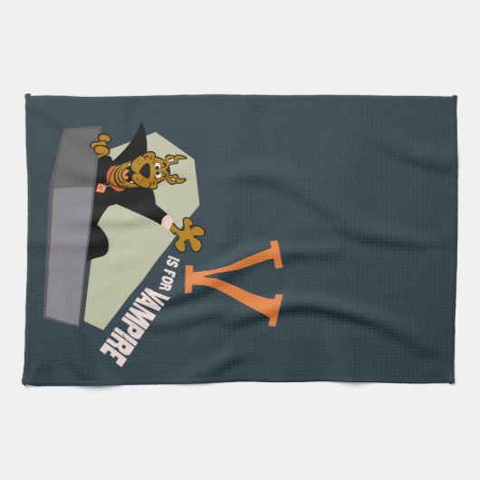 Linge De Cuisine Scooby-Doo | V est pour Vampire (Horizontal)