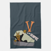Linge De Cuisine Scooby-Doo | V est pour Vampire (Vertical)