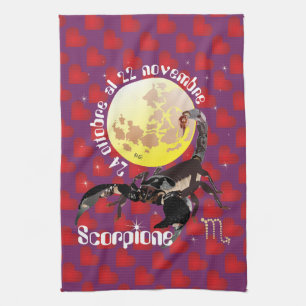 Linge De Cuisine Scorpione Asciugamani da cucina