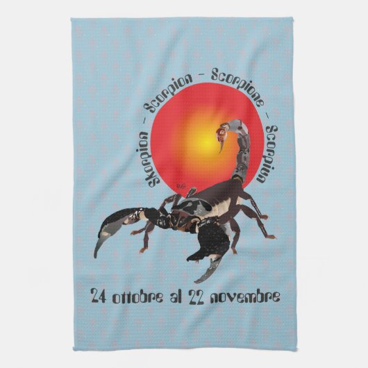 Linge De Cuisine Scorpione Asciugamani da cucina (Vertical)