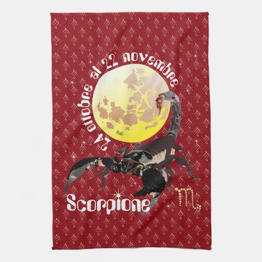 Linge De Cuisine Scorpione Asciugamani da cucina (Vertical)