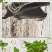 Linge De Cuisine Scotch à Sepia (Plié)